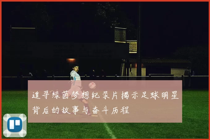 追寻绿茵梦想纪录片揭示足球明星背后的故事与奋斗历程